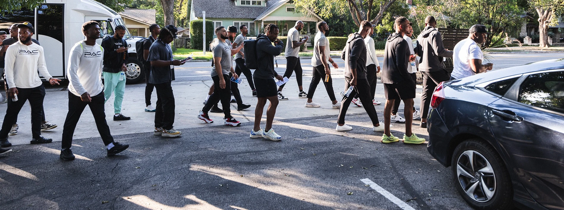 PAC students visit a neighborhood for an introduction to advanced real estate
