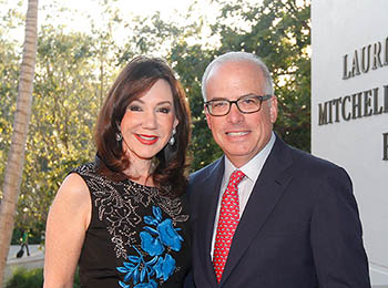 Silver & Rubenstein posing outside building