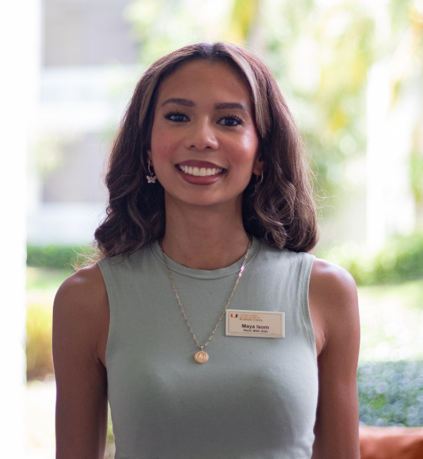 maya isom full time mba student at miami herbert business school