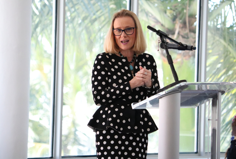 A speaker at the Showcasing Women in Finance Conference